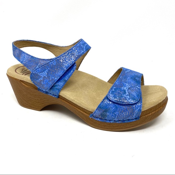 Dansko Blue Sandals - Picture 1 of 8